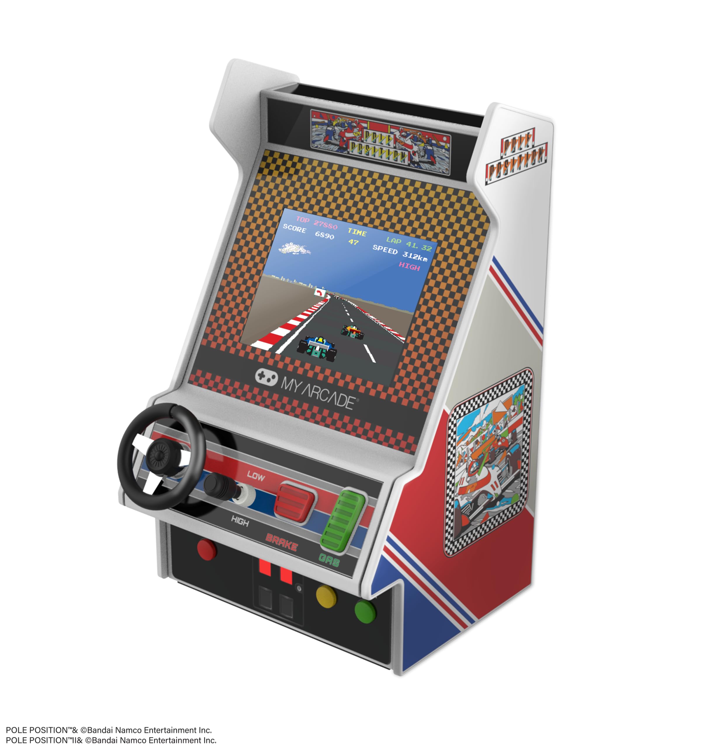 Foto 3 pulgar | Miniconsola De Videojuegos Arcade My Arcade Pole Position Racing - Venta Internacional.
