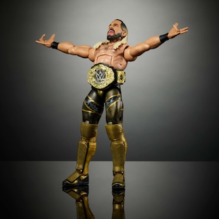 Foto 5 | Figura De Acción Mattel Wwe Elite Seth Rollins De 6 Pulgadas Con Acc - Venta Internacional.