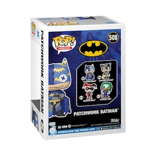 Foto 3 | Figura De Acción Funko Pop! Animación Patchwork Batman 10 Cm - Venta Internacional.