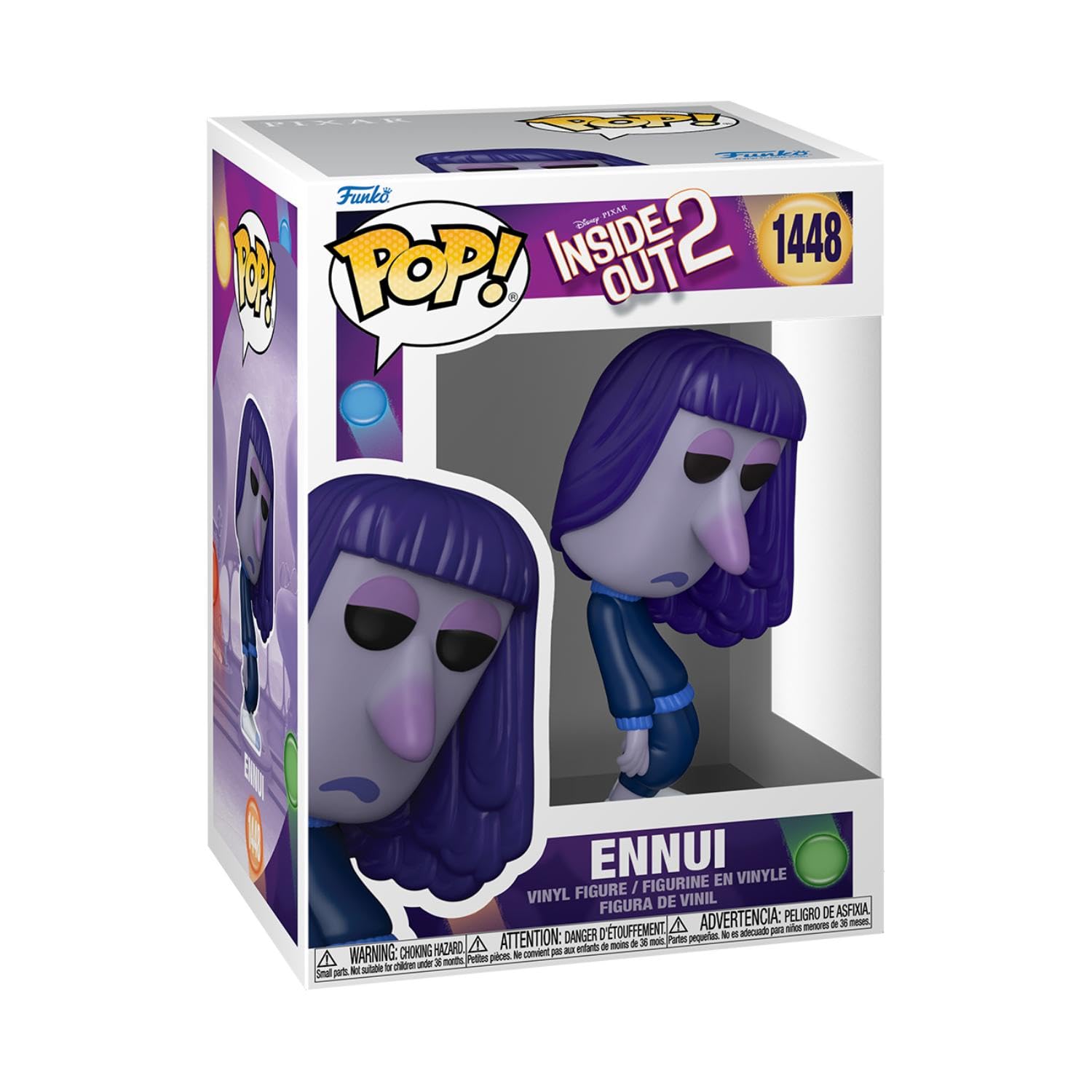 Foto 2 pulgar | Figura Funko Pop! Disney Inside Out 2 Ennui 10,3 Cm - Venta Internacional.