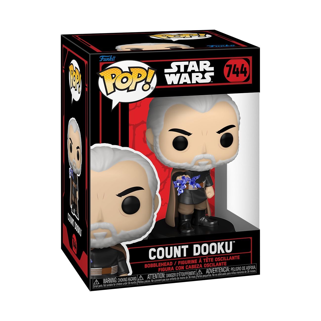 Figura De Acción Funko Pop! Star Wars Darkside: El Conde Dooku - Venta Internacional.