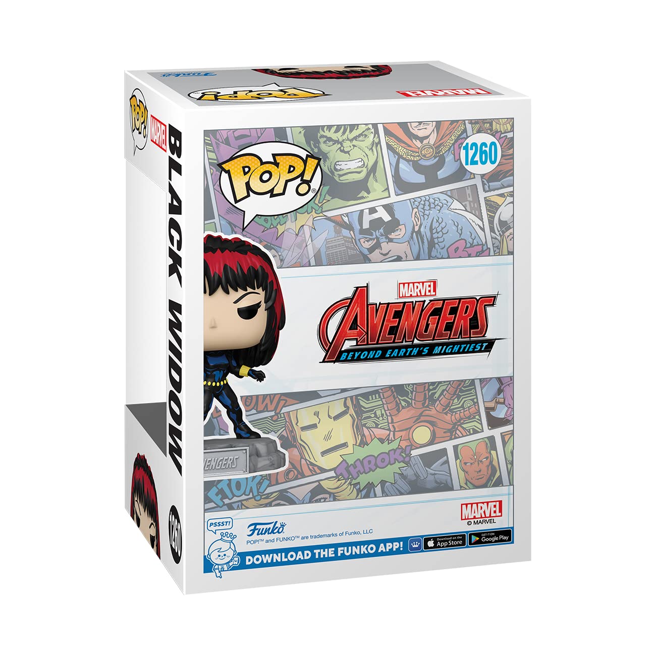 Foto 4 pulgar | Funko Pop! De Colección 60 Aniversario De Black Widow Con Pin - Venta Internacional.