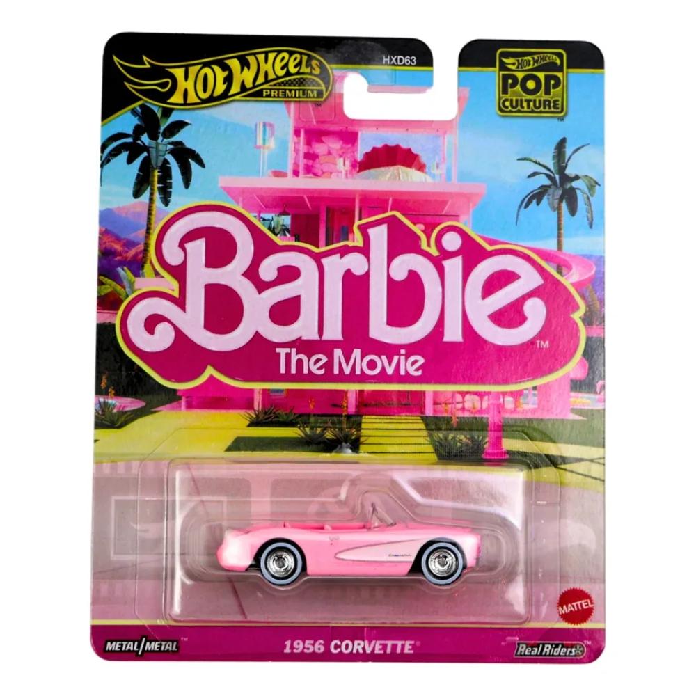 Foto 4 pulgar | Hot Wheels / 1956 Corvette Barbie / The Movie Hot Wheels Premium Pop Culture