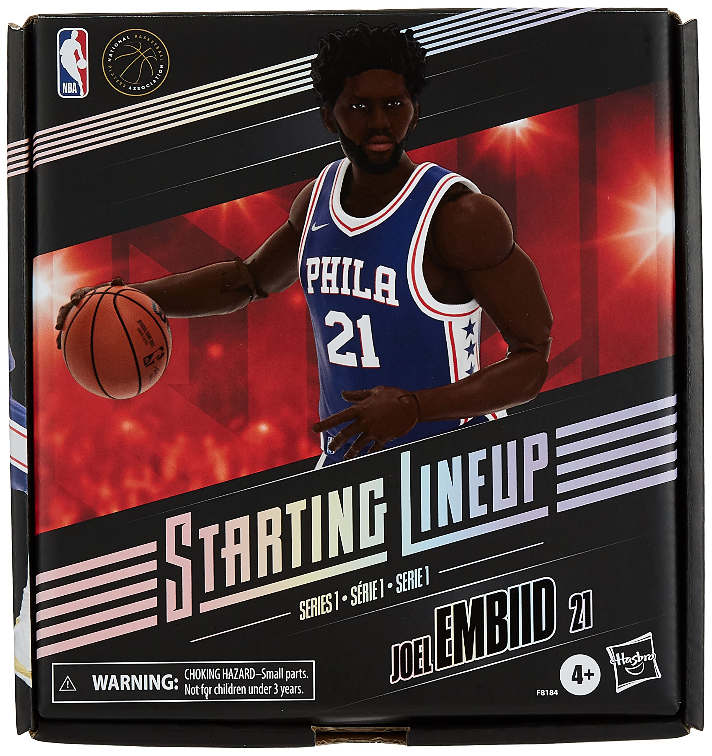 Foto 6 pulgar | Figura De Acción: Alineación Inicial De Hasbro, Serie 1 De La Nba, Joel Embiid - Venta Internacional.