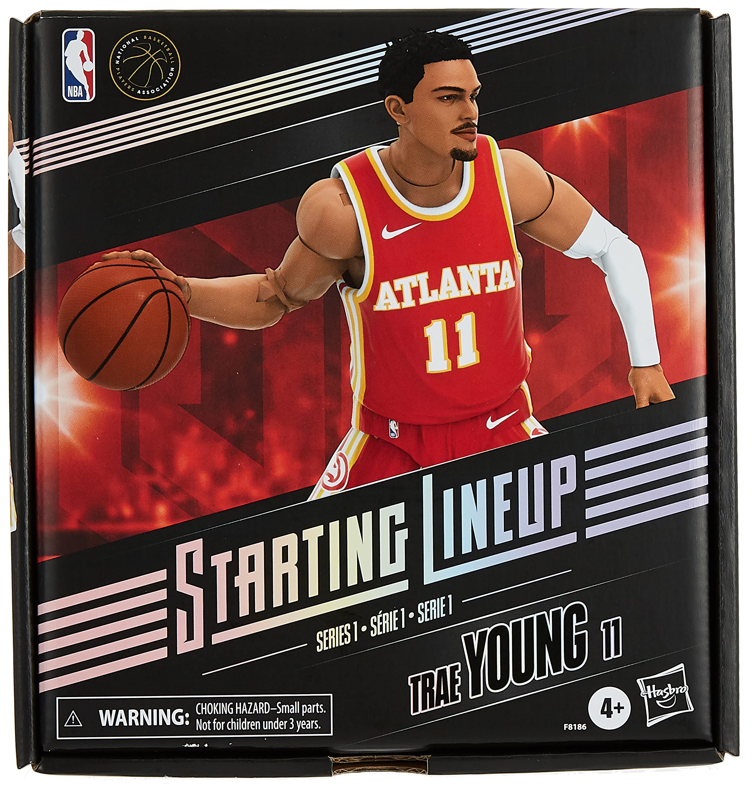 Foto 6 pulgar | Figura De Acción: Alineación Inicial De La Serie 1 De La Nba De Hasbro: Trae Young - Venta Internacional.
