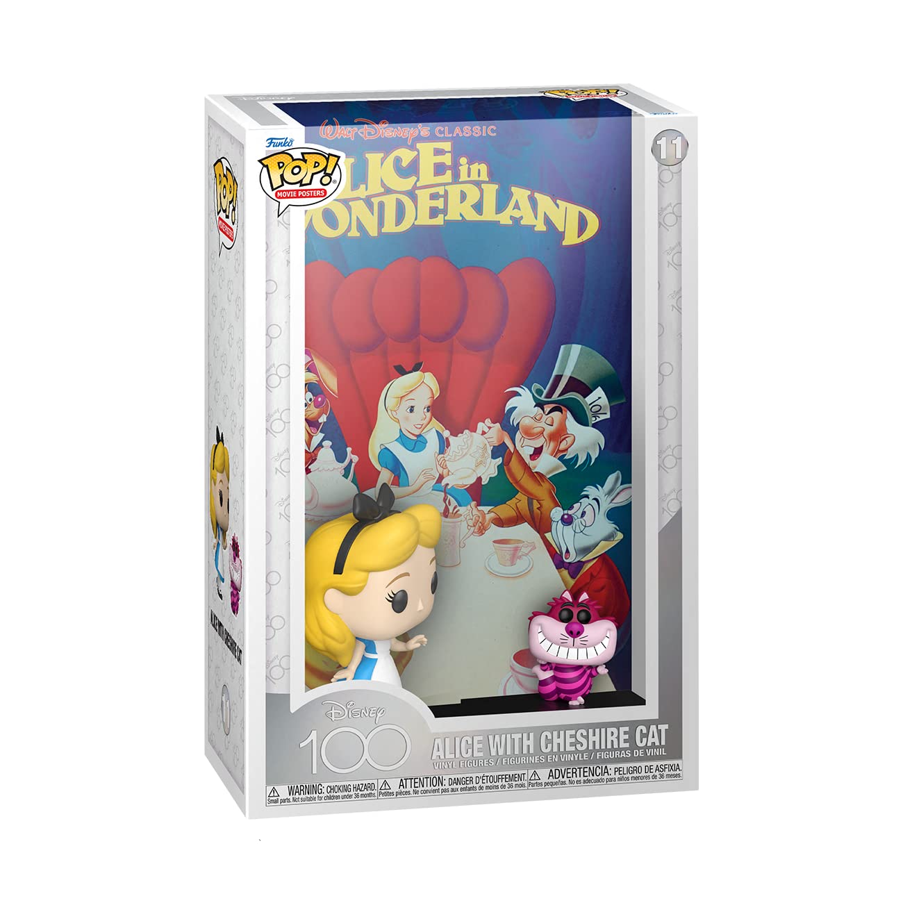 Foto 3 pulgar | ¡funko Pop! Póster De La Película Disney 100 Alicia En El País De Las Maravillas - Venta Internacional.