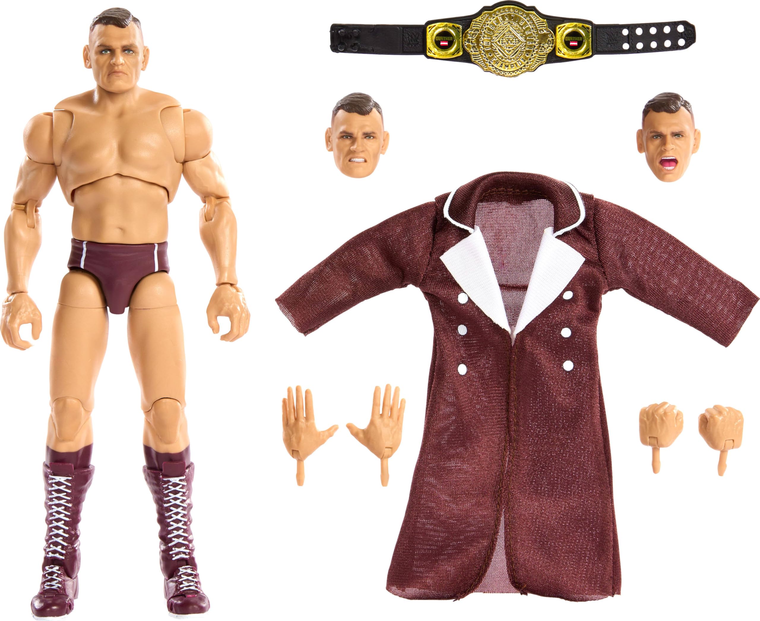 Figura De Acción Mattel Wwe Ultimate Edition Gunther De 6 Pulgadas - Venta Internacional.