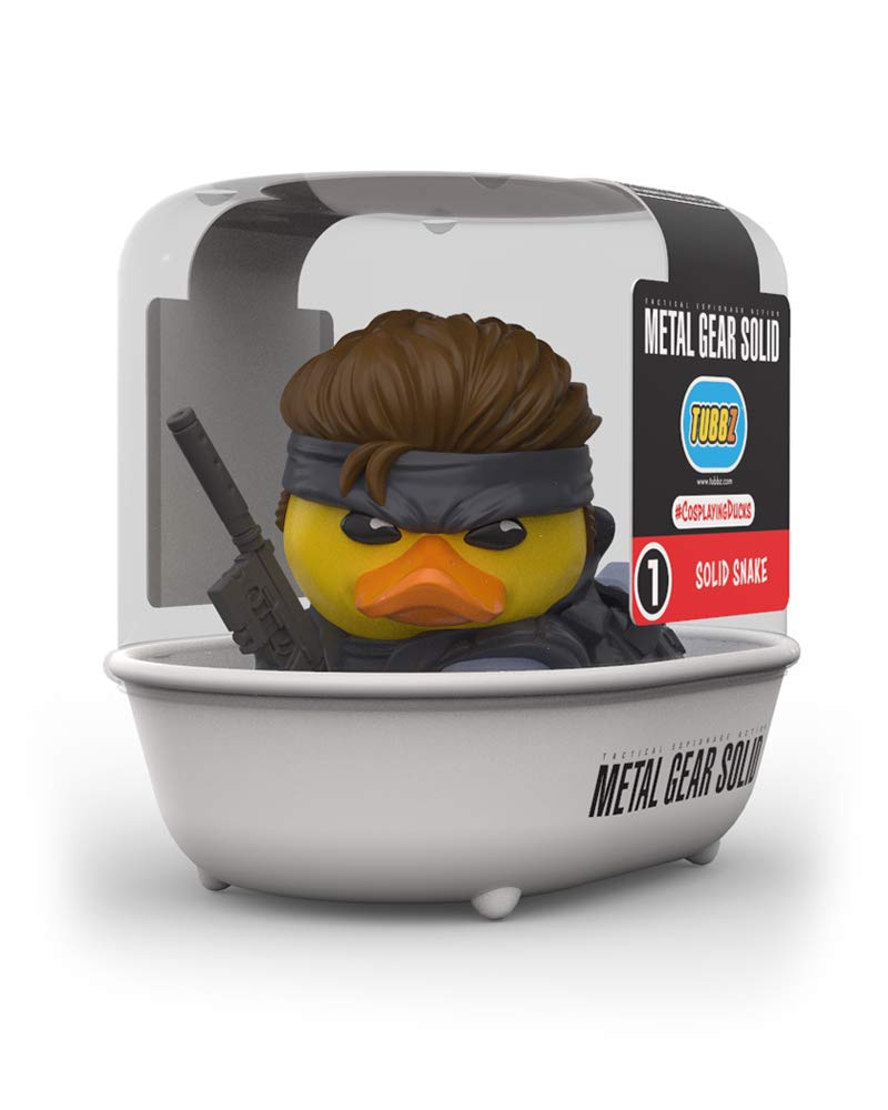 Foto 3 pulgar | Figura Coleccionable De Vinilo Con Forma De Pato De Goma Tubbz Solid Snake - Venta Internacional.