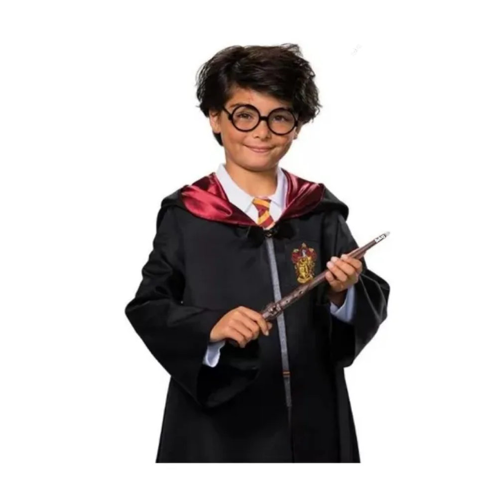 Foto 3 pulgar | Varita Harry Potter Con Luz Belug, Incluye Unos Lentes Para Disfraz Marrón Negro