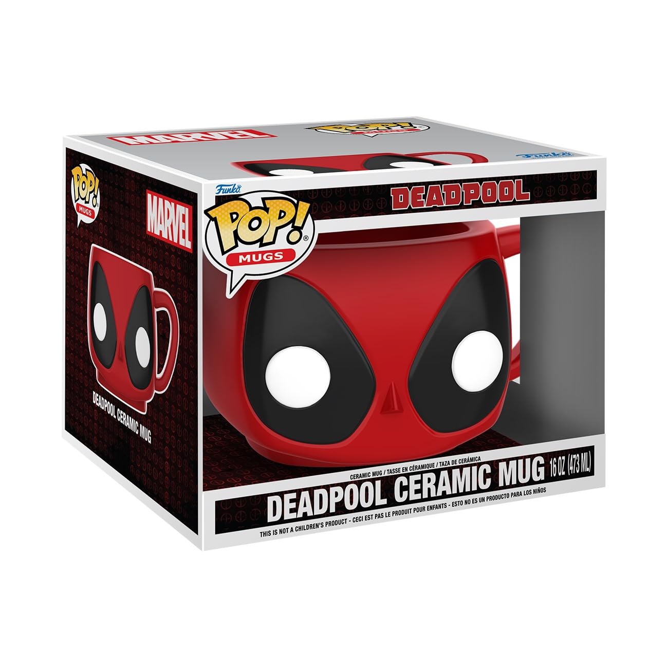 Foto 2 pulgar | Taza Funko Pop! Cerámica Marvel Deadpool, 473 Ml - Venta Internacional.