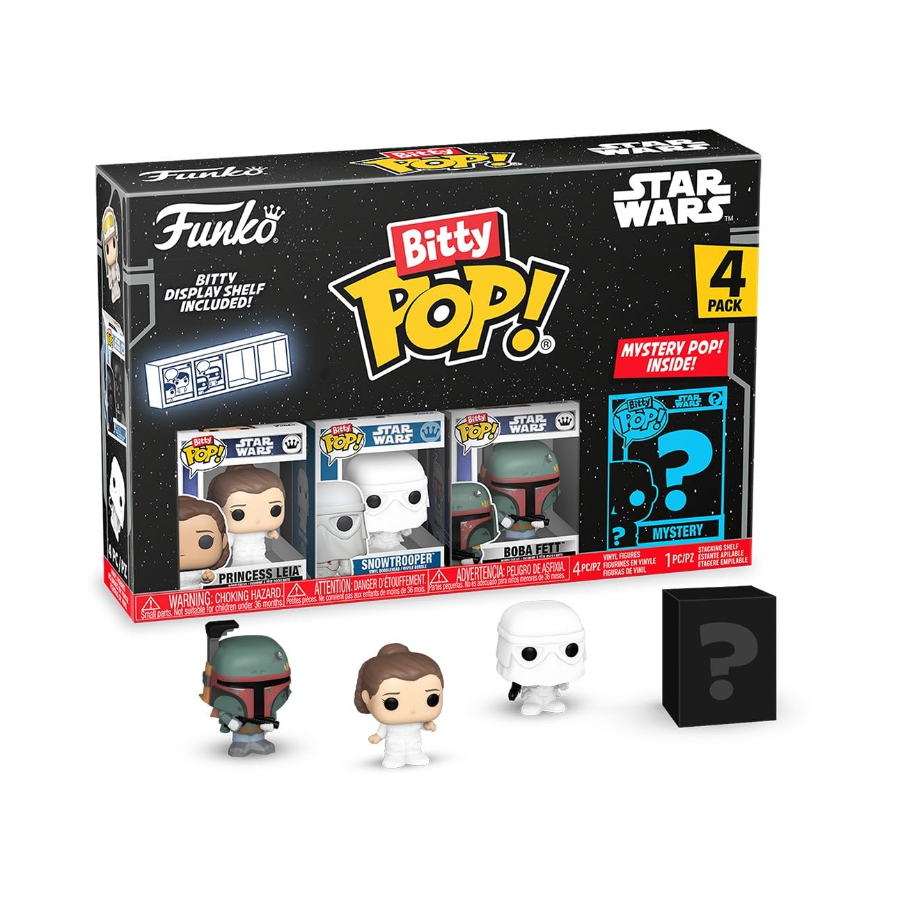 Foto 2 pulgar | Figuras Coleccionables Funko Pop Bitty Star Wars Con Mystery Mini - Venta Internacional.