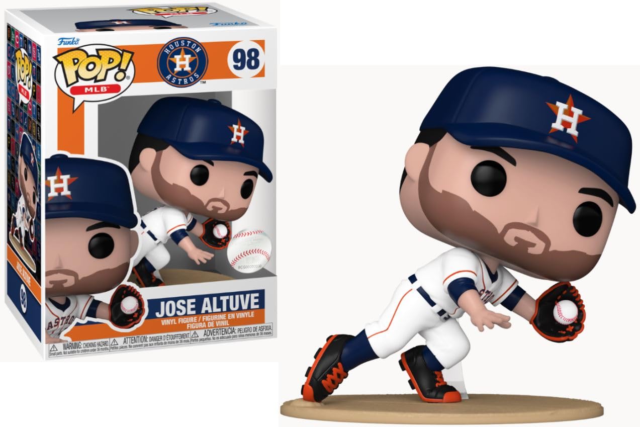 Foto 1 | Figura De Vinilo Funko Pop Astros José Altuve Mlb 9,5 Cm - Venta Internacional.