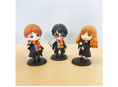 Foto 2 | 5pzs Xtellar Harry Potter Colección Juguetes Figuras Con Colgante