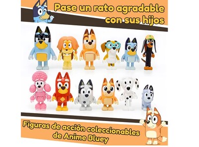 Foto 5 | Figuras Bluey Familia y Amigos Xtellar 12 Piezas