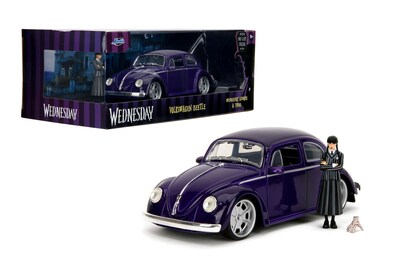 Foto 1 | Juguete Coleccionable Jada Toys 1:24 Wednesday 1972 Vw Beetle Con F - Venta Internacional.