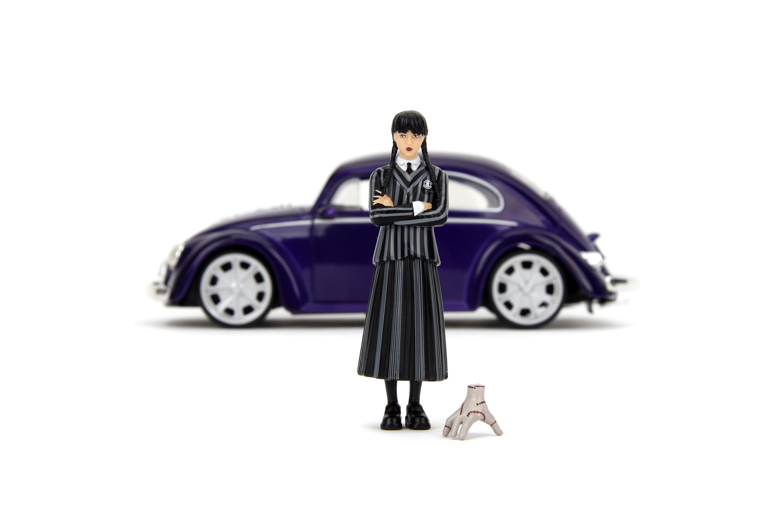Foto 4 pulgar | Juguete Coleccionable Jada Toys 1:24 Wednesday 1972 Vw Beetle Con F - Venta Internacional.