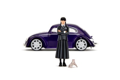 Foto 3 | Juguete Coleccionable Jada Toys 1:24 Wednesday 1972 Vw Beetle Con F - Venta Internacional.