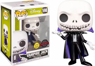 Foto 1 | Funko Pop! Vampire Jack Glows In The Dark The Nightmare Before Christmas