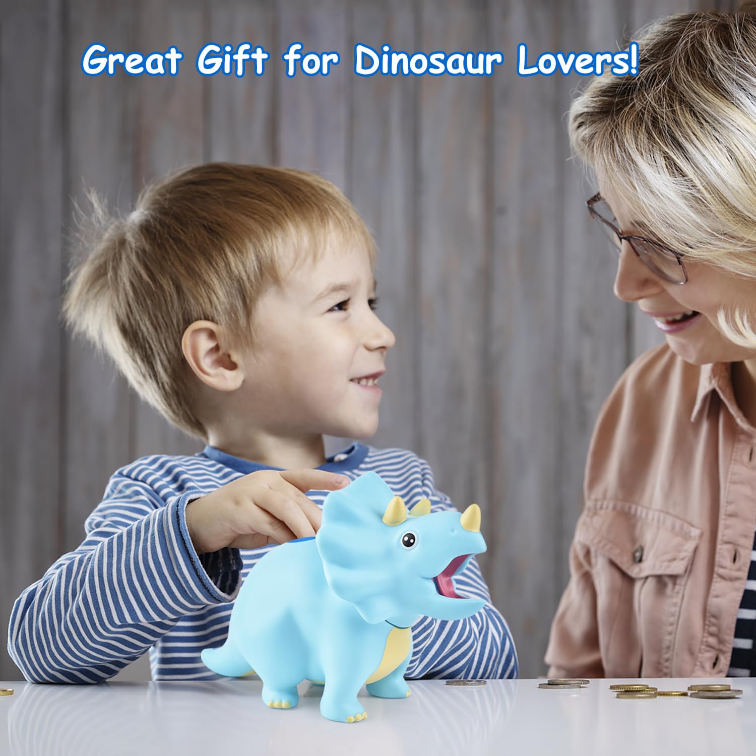 Foto 4 pulgar | Hucha Con Forma De Dinosaurio Pjdrllc De Plástico Irrompible Para Niños - Venta Internacional.