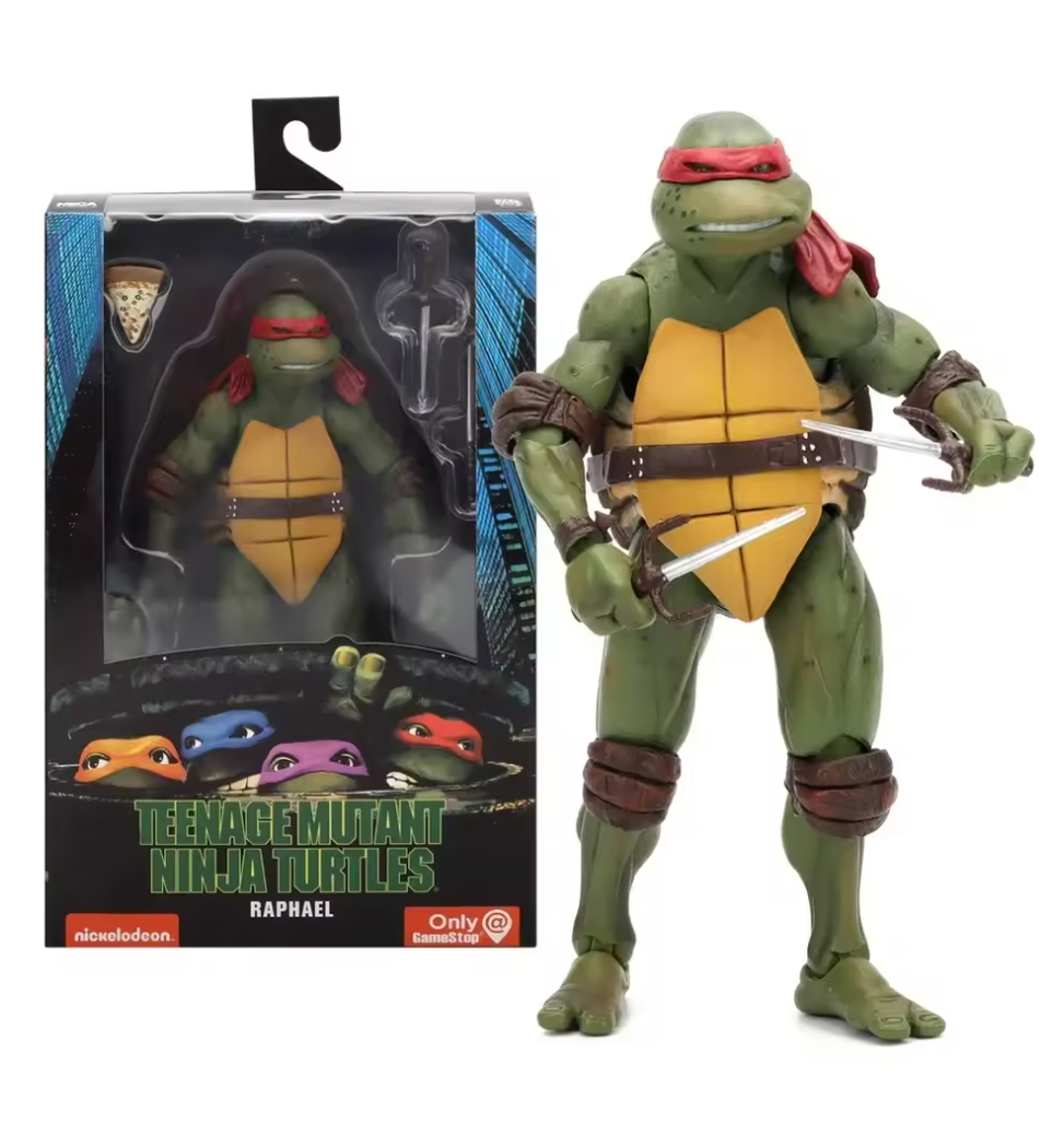 Foto 2 pulgar | Figura De Acción Michelangelo Tortugas Ninja Tmnt Película 1990