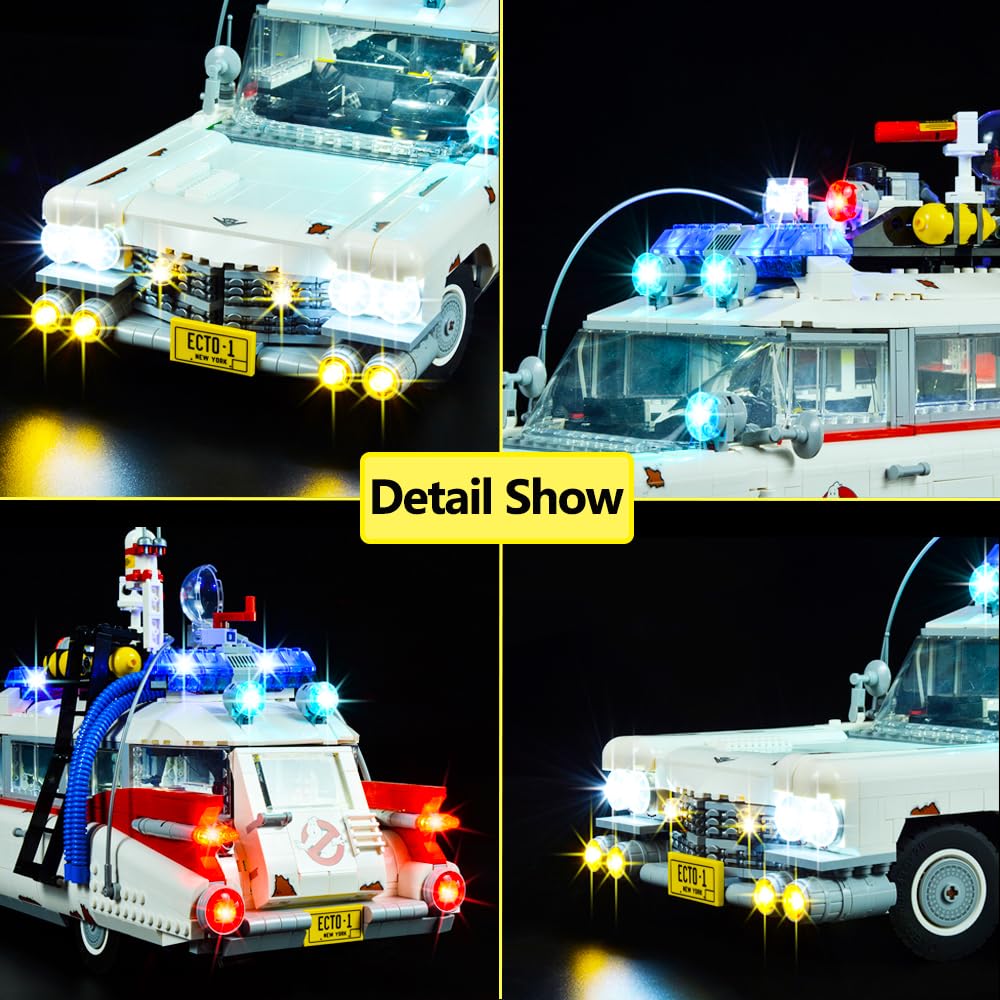 Foto 4 pulgar | Kit De Iluminación Para Lego Ghostbusters Ecto-1 10274 Con Sonido Rc - Venta Internacional.