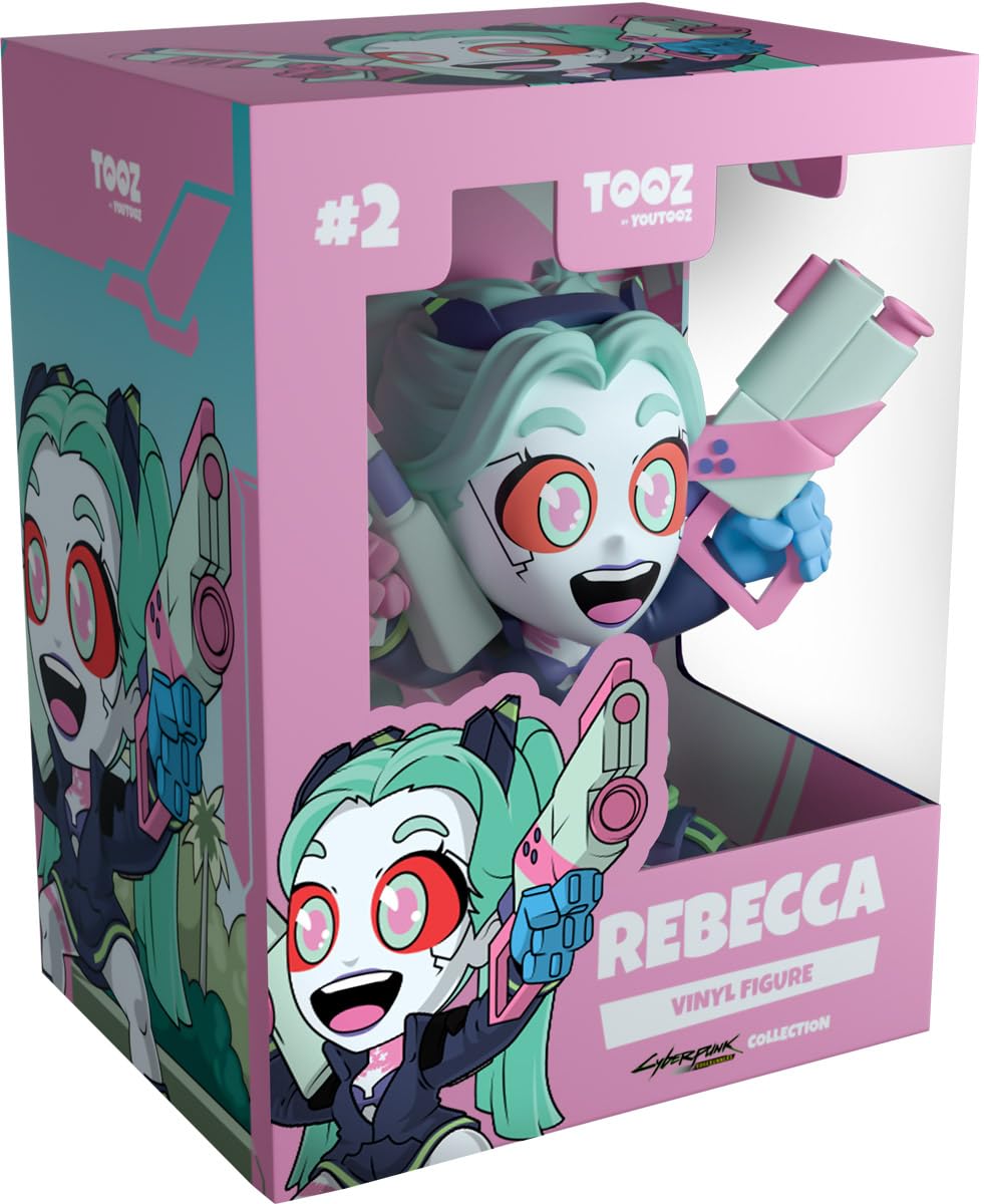 Figura De Vinilo Youtooz Cyberpunk Rebecca 3.9 Coleccionable - Venta Internacional.