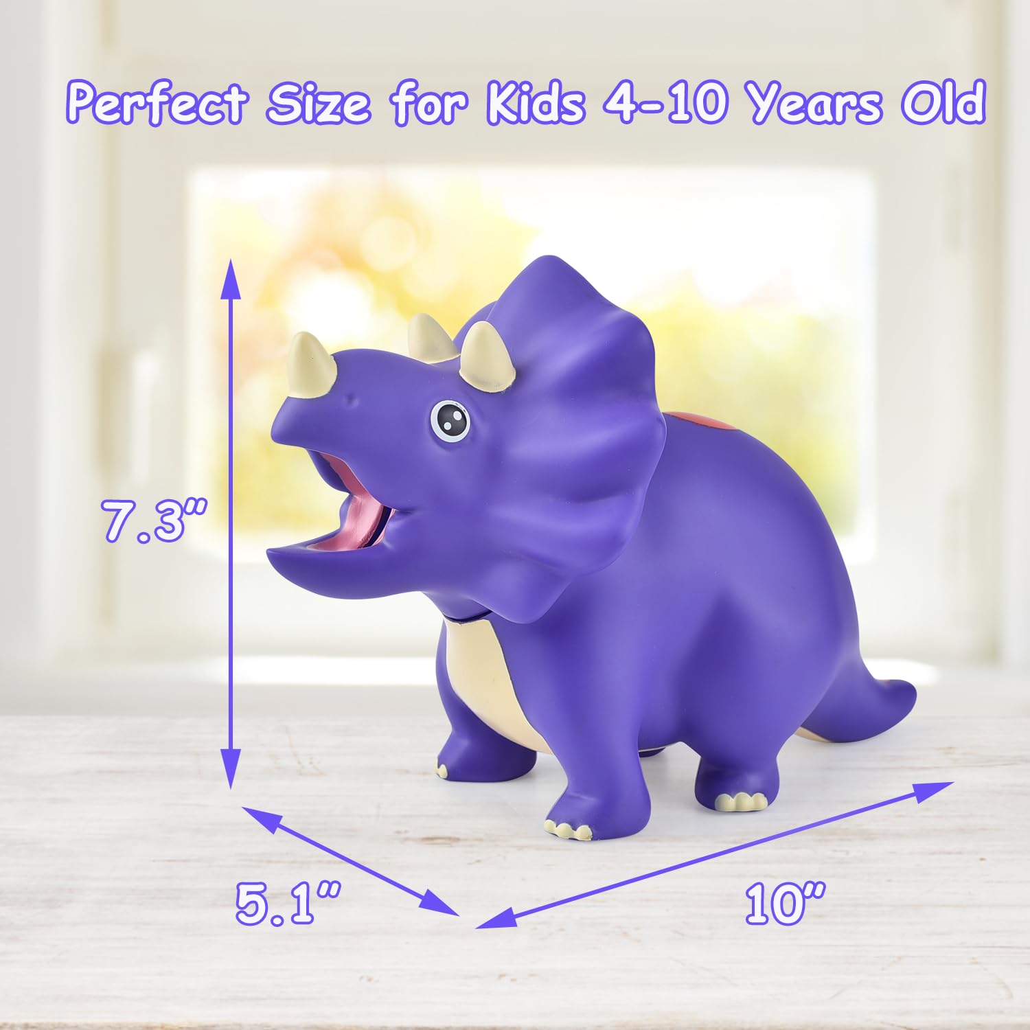 Foto 5 pulgar | Hucha Con Forma De Dinosaurio Pjdrllc De Plástico Irrompible Para Niños - Venta Internacional.