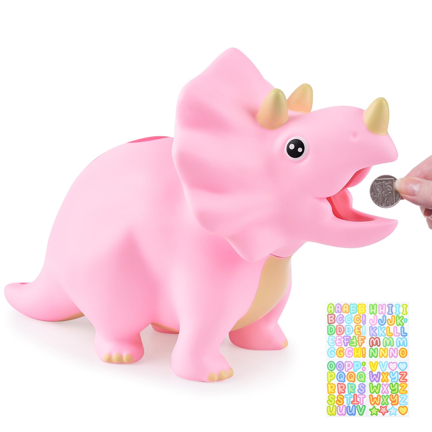 Foto 2 pulgar | Hucha Con Forma De Dinosaurio Pjdrllc De Plástico Irrompible Para Niños - Venta Internacional.