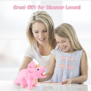 Foto 3 | Hucha Con Forma De Dinosaurio Pjdrllc De Plástico Irrompible Para Niños - Venta Internacional.