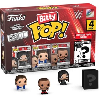 Foto 1 | Paquete De 4 Minijuguetes Coleccionables Funko Bitty Pop! Wwe Con Funda - Venta Internacional.