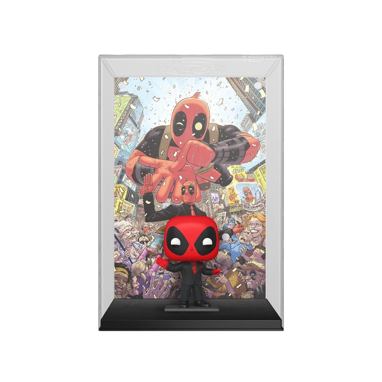 Foto 3 pulgar | ¡funko Pop! Portada De Cómic Marvel Deadpool (2025) #1 Black Suit - Venta Internacional.