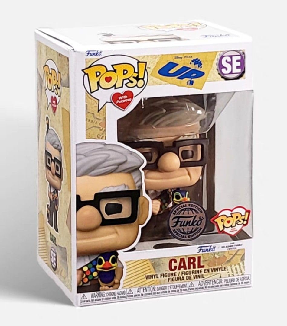 Foto 2 | Figura De Acción Funko Pop! Disney Up Pop With Purpose Carl - Venta Internacional.