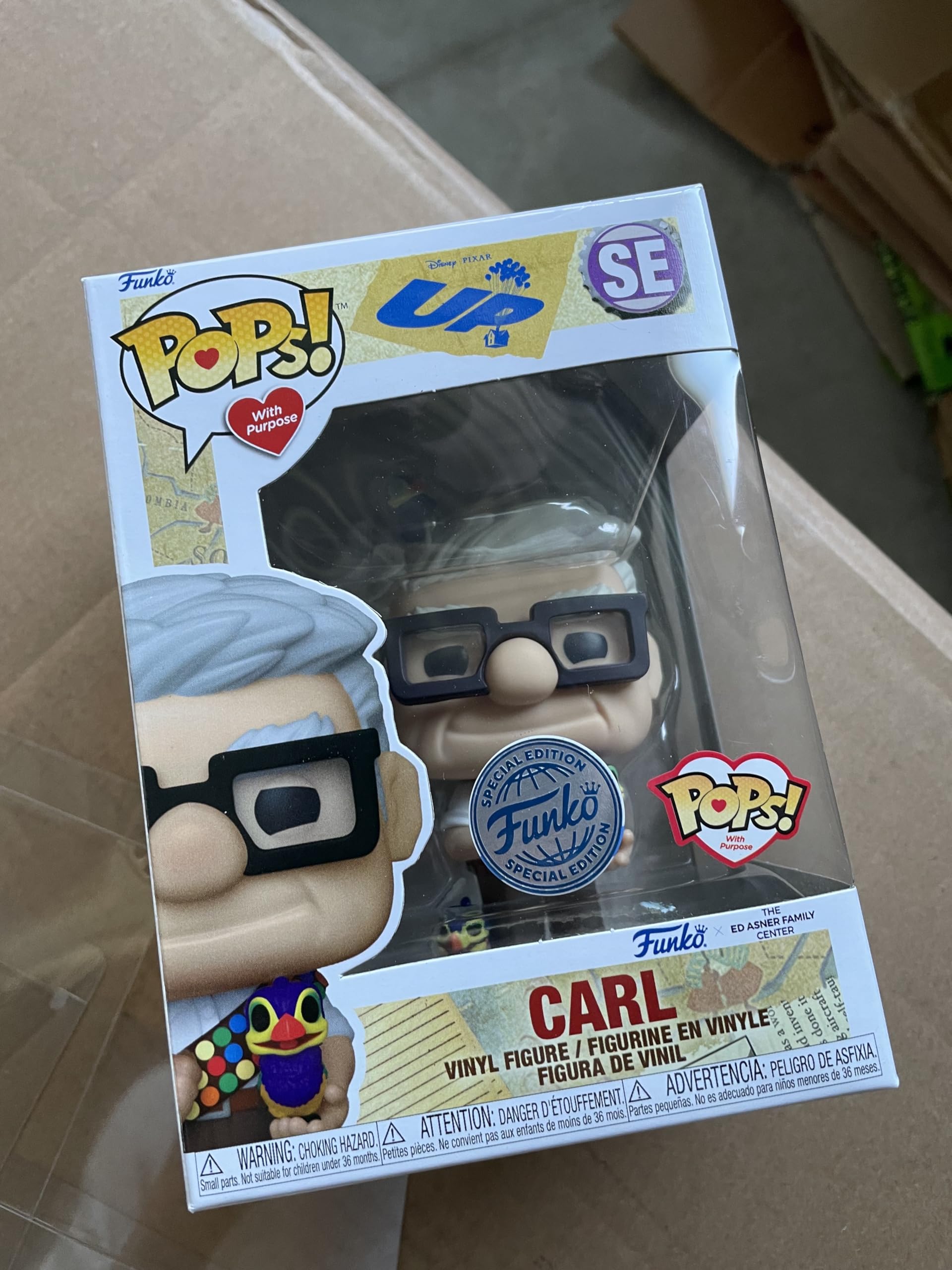 Foto 4 pulgar | Figura De Acción Funko Pop! Disney Up Pop With Purpose Carl - Venta Internacional.