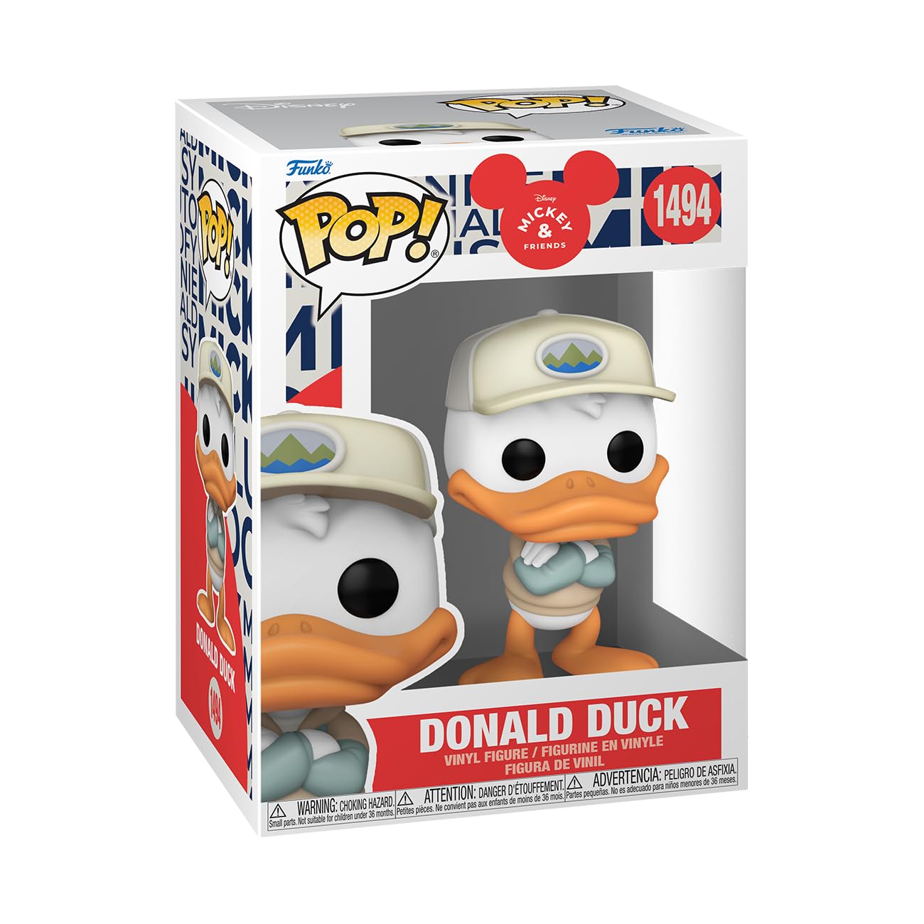 Foto 1 | Figura De Vinilo Funko Pop! Disney Mickey Y Sus Amigos, El Pato Donald - Venta Internacional.