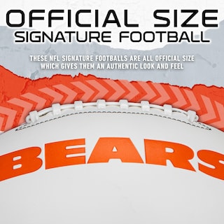 Foto 4 | Autógrafo De Football Franklin Sports Nfl Chicago Bears - Venta Internacional.