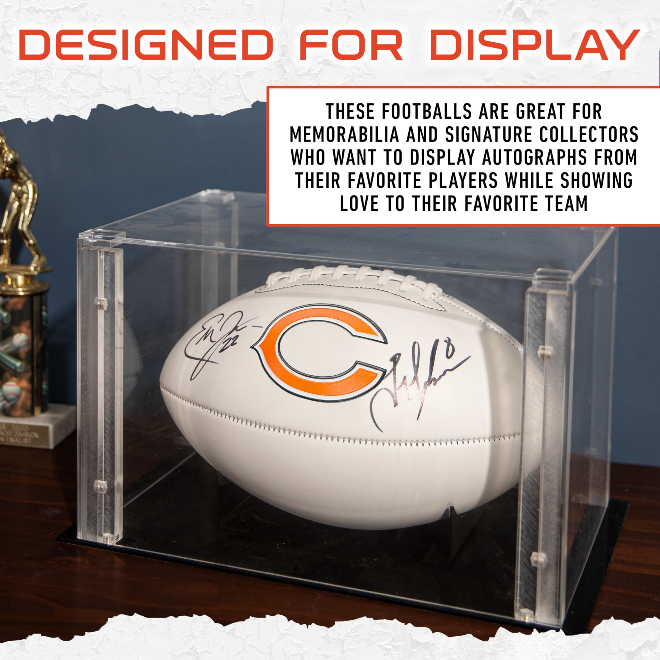 Foto 5 | Autógrafo De Football Franklin Sports Nfl Chicago Bears - Venta Internacional.