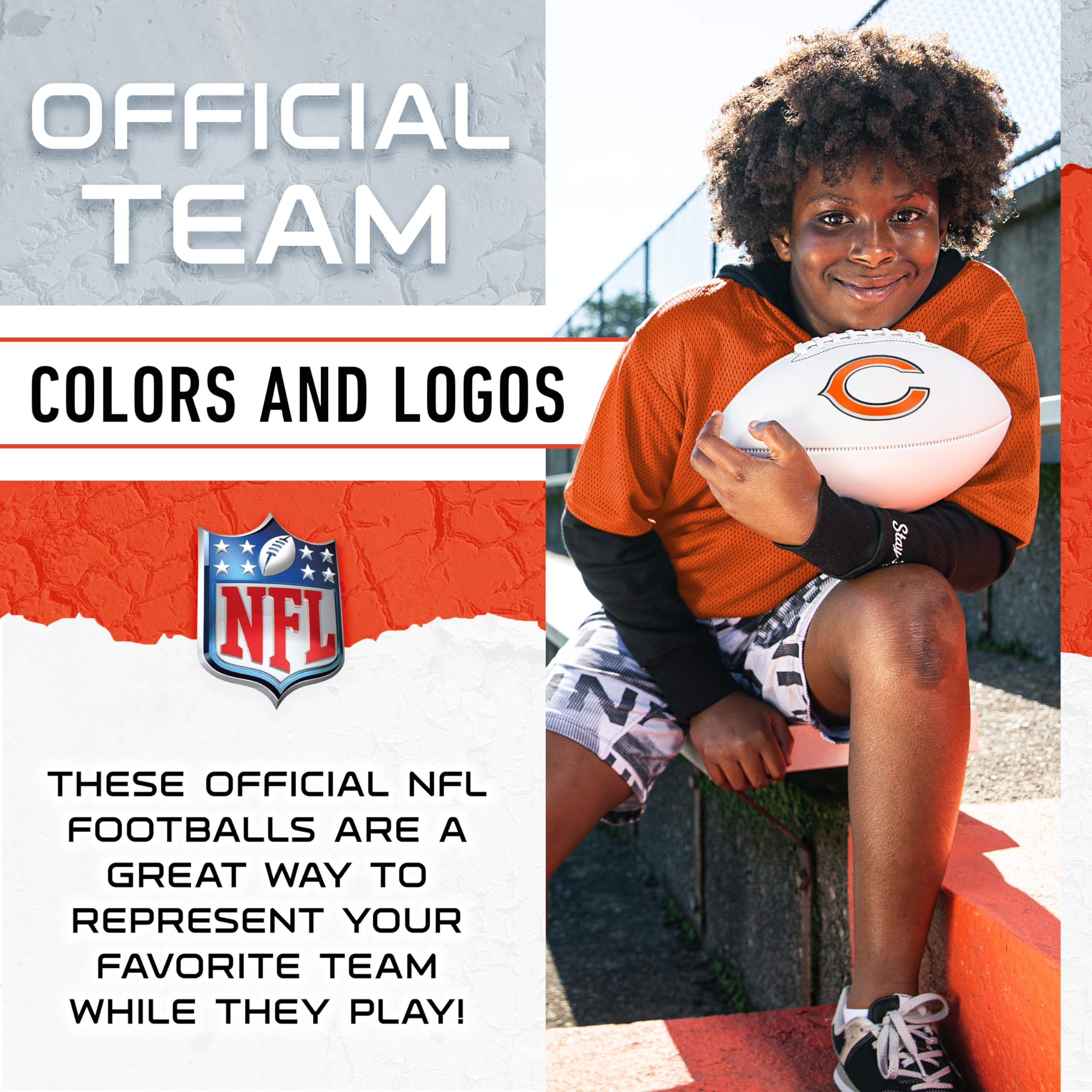 Foto 8 pulgar | Autógrafo De Football Franklin Sports Nfl Chicago Bears - Venta Internacional.