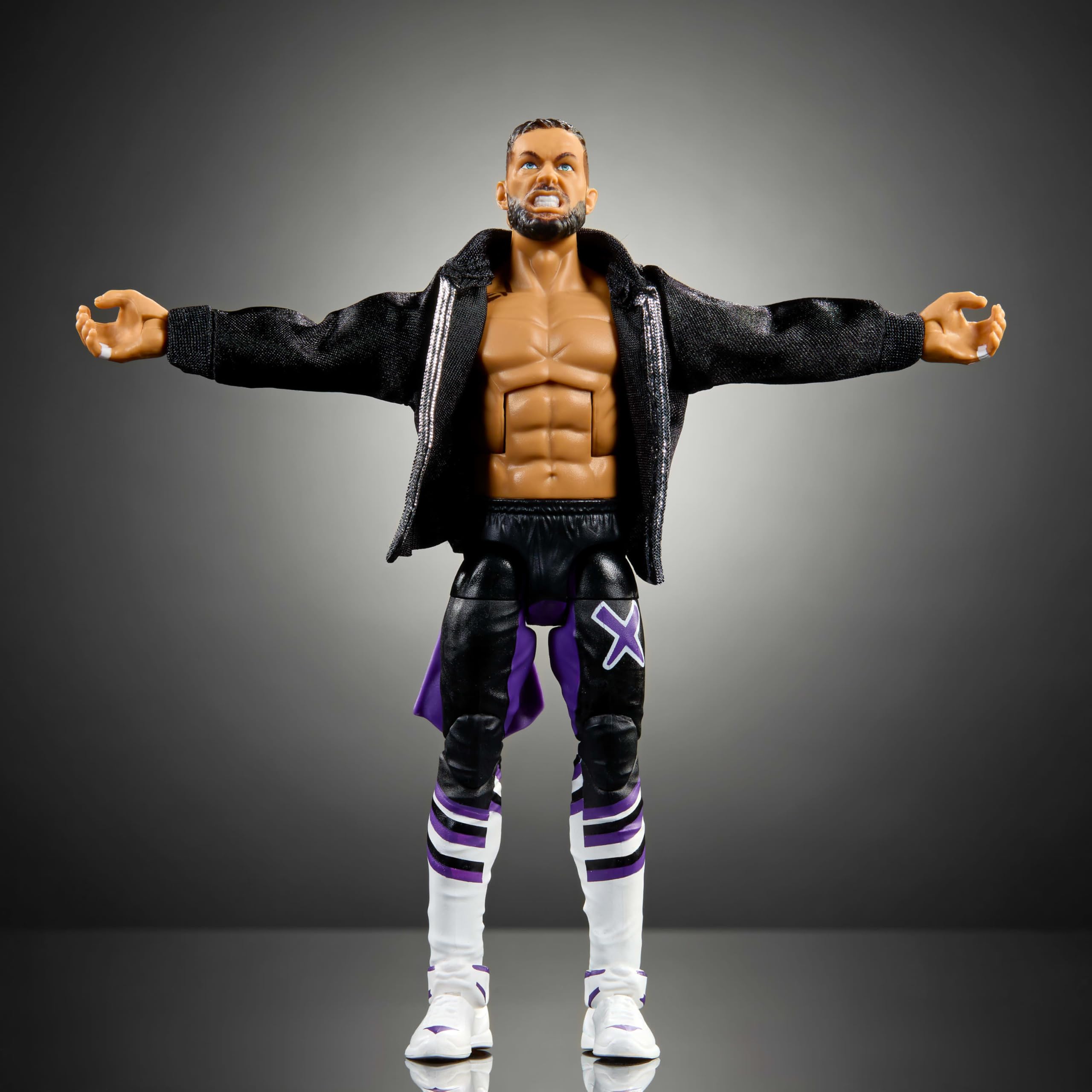 Foto 5 pulgar | Figura De Acción Mattel Wwe Elite Finn Balor De 6 Pulgadas Con Accesorios - Venta Internacional.