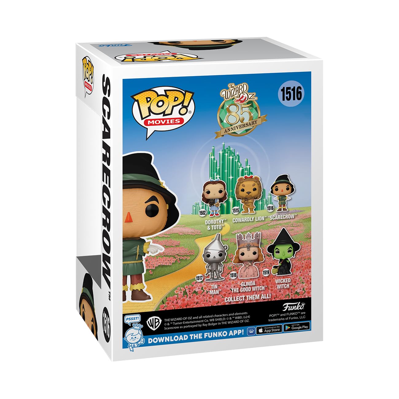 Foto 3 | Figura Funko Pop! Películas: El Espantapájaros Del Mago De Oz, Número 85 - Venta Internacional.