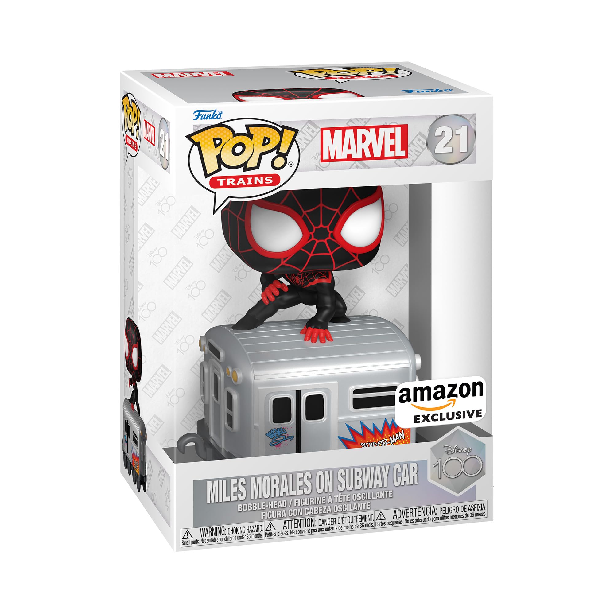 Foto 2 pulgar | ¡funko Pop! ¡entrena A Funko Pop! Trenes: D100 Marvel Miles Morales - Venta Internacional.