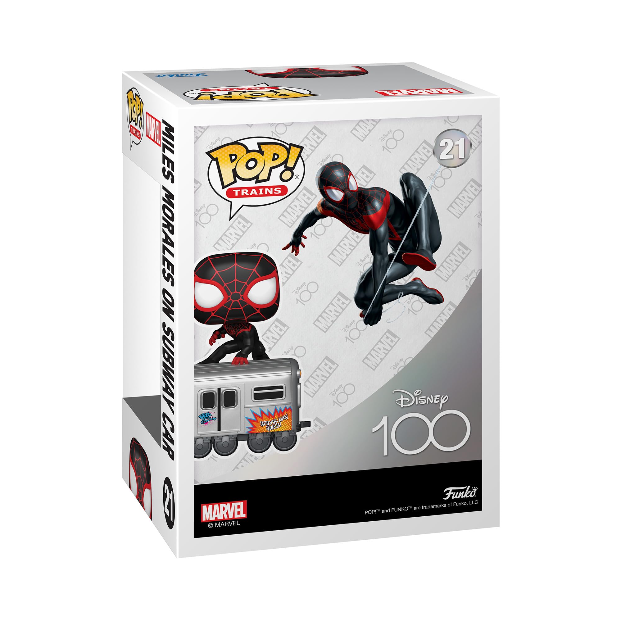 Foto 4 pulgar | ¡funko Pop! ¡entrena A Funko Pop! Trenes: D100 Marvel Miles Morales - Venta Internacional.