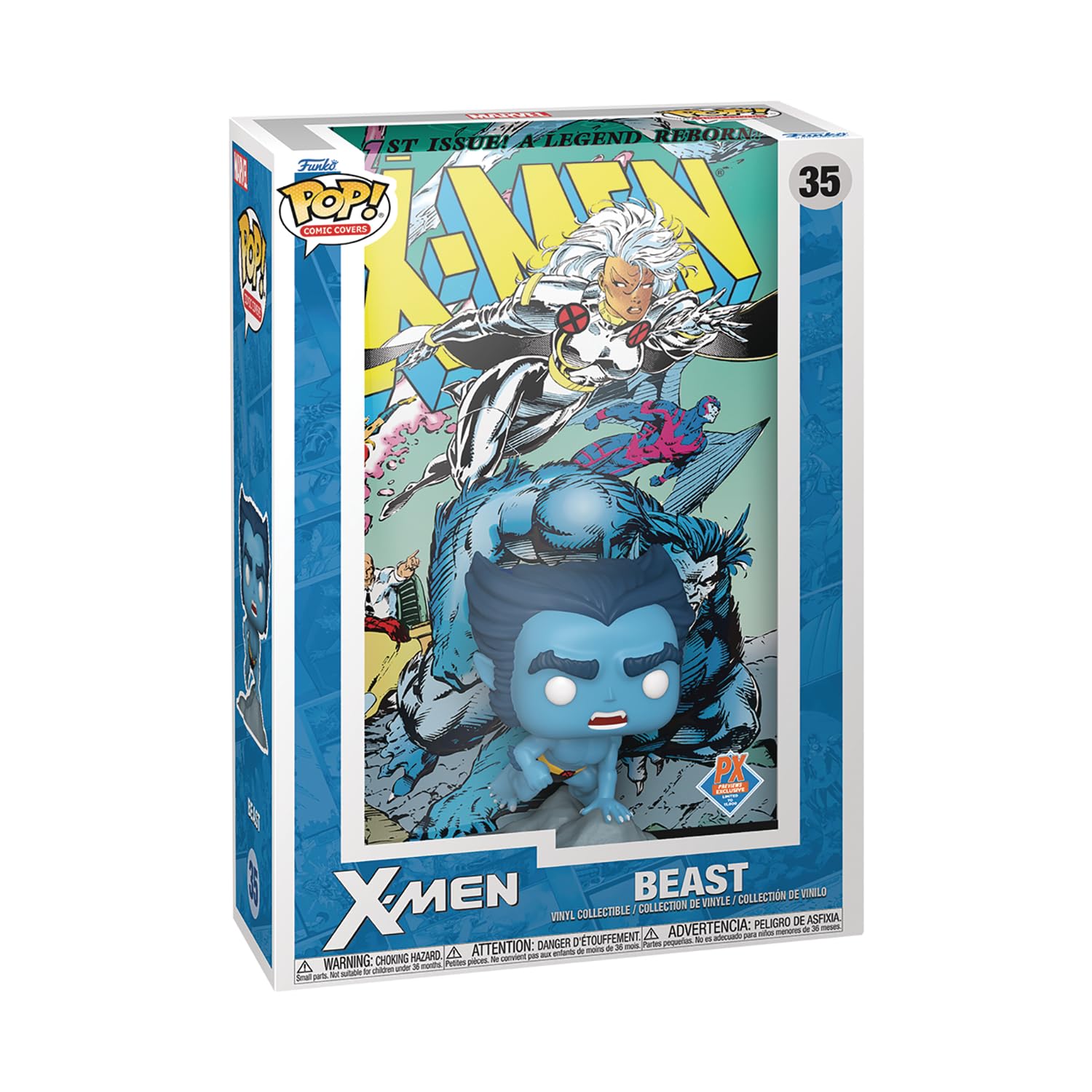 Foto 2 pulgar | Figura De Vinilo Funko Pop! Portada De Cómic Marvel X-men #1 Beast - Venta Internacional.