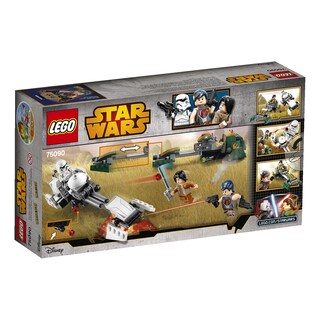 Foto 3 | Bicicleta Lego Star Wars Ezra's Speeder De Juguete Con Imperial Speeder - Venta Internacional.