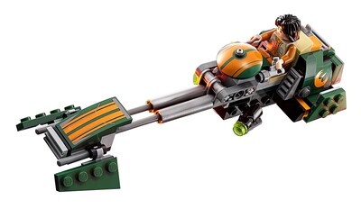Foto 6 | Bicicleta Lego Star Wars Ezra's Speeder De Juguete Con Imperial Speeder - Venta Internacional.