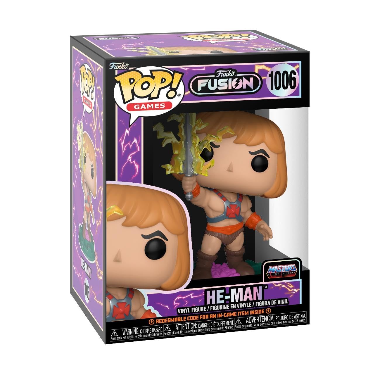Foto 1 | Figura De Acción Funko Pop! Juegos Fusion He-man Con Chase - Venta Internacional.