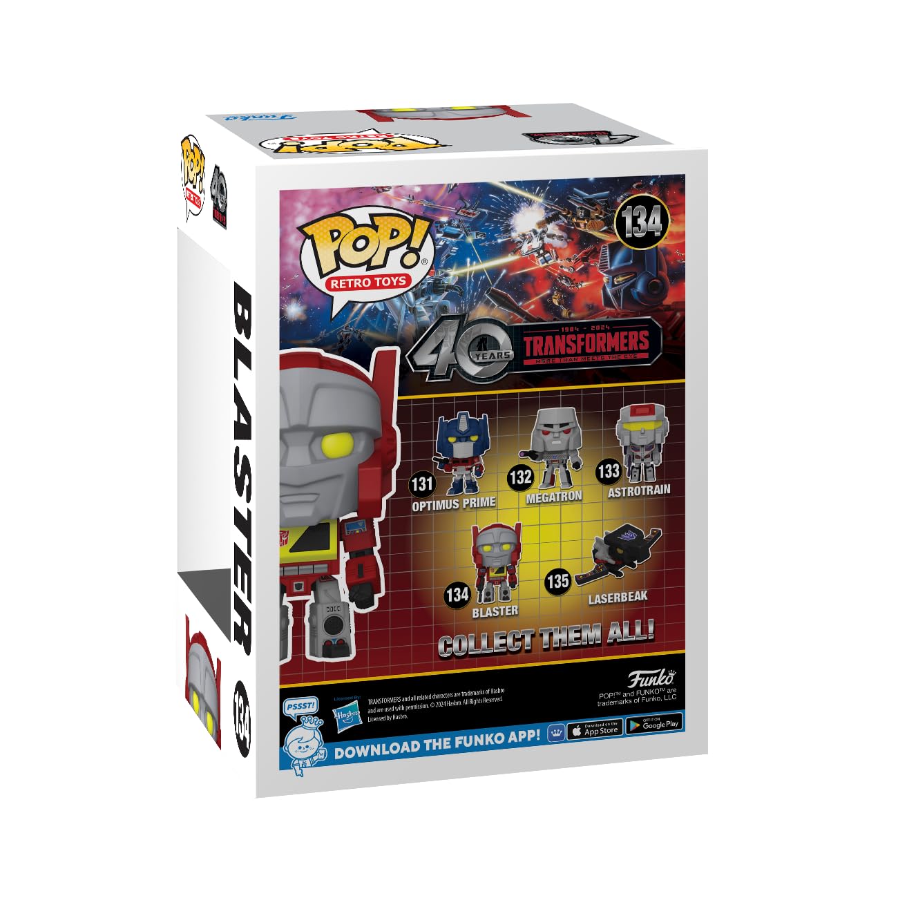 Foto 4 pulgar | Figura De Acción Funko Pop! Retro Toys Transformers Blaster - Venta Internacional.