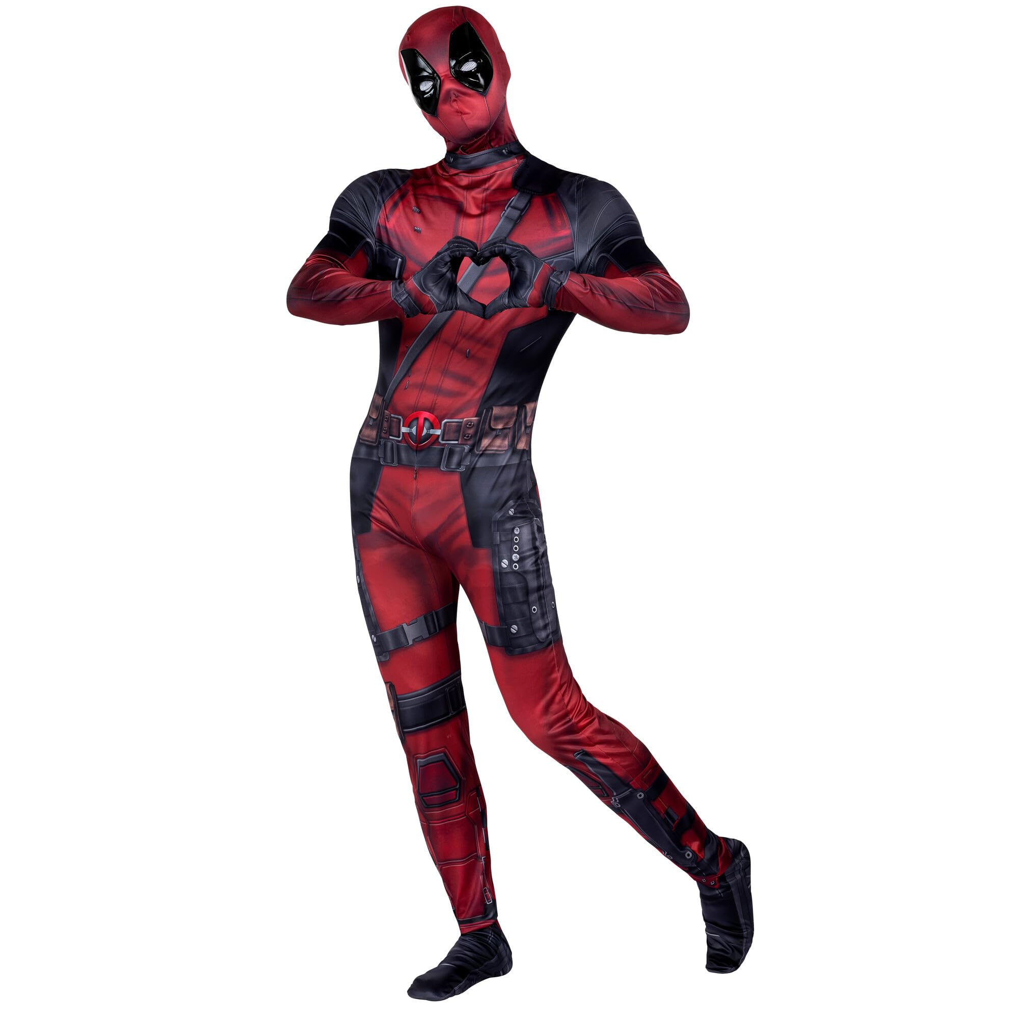 Foto 4 | Disfraz Jazwares Deadpool Oficial Deluxe Para Adultos Zentai S - Venta Internacional.