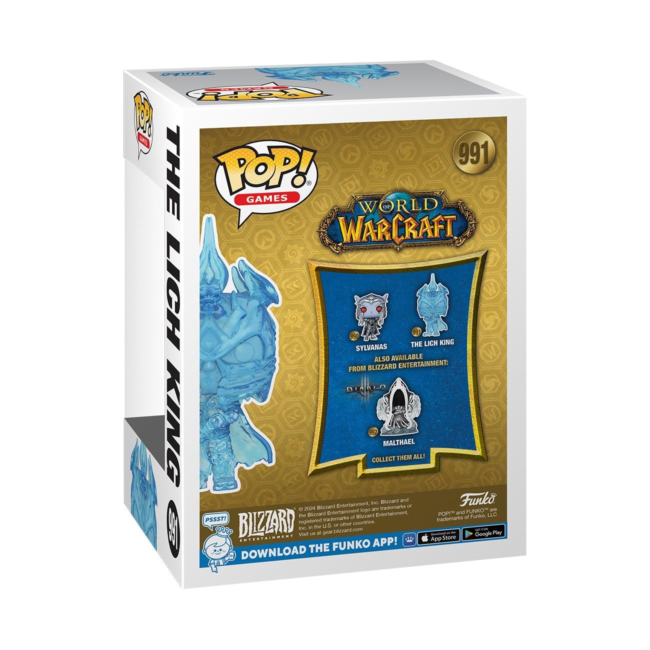 Foto 4 pulgar | Figura De Acción Funko Pop! Juegos World Of Warcraft The Lich King - Venta Internacional.