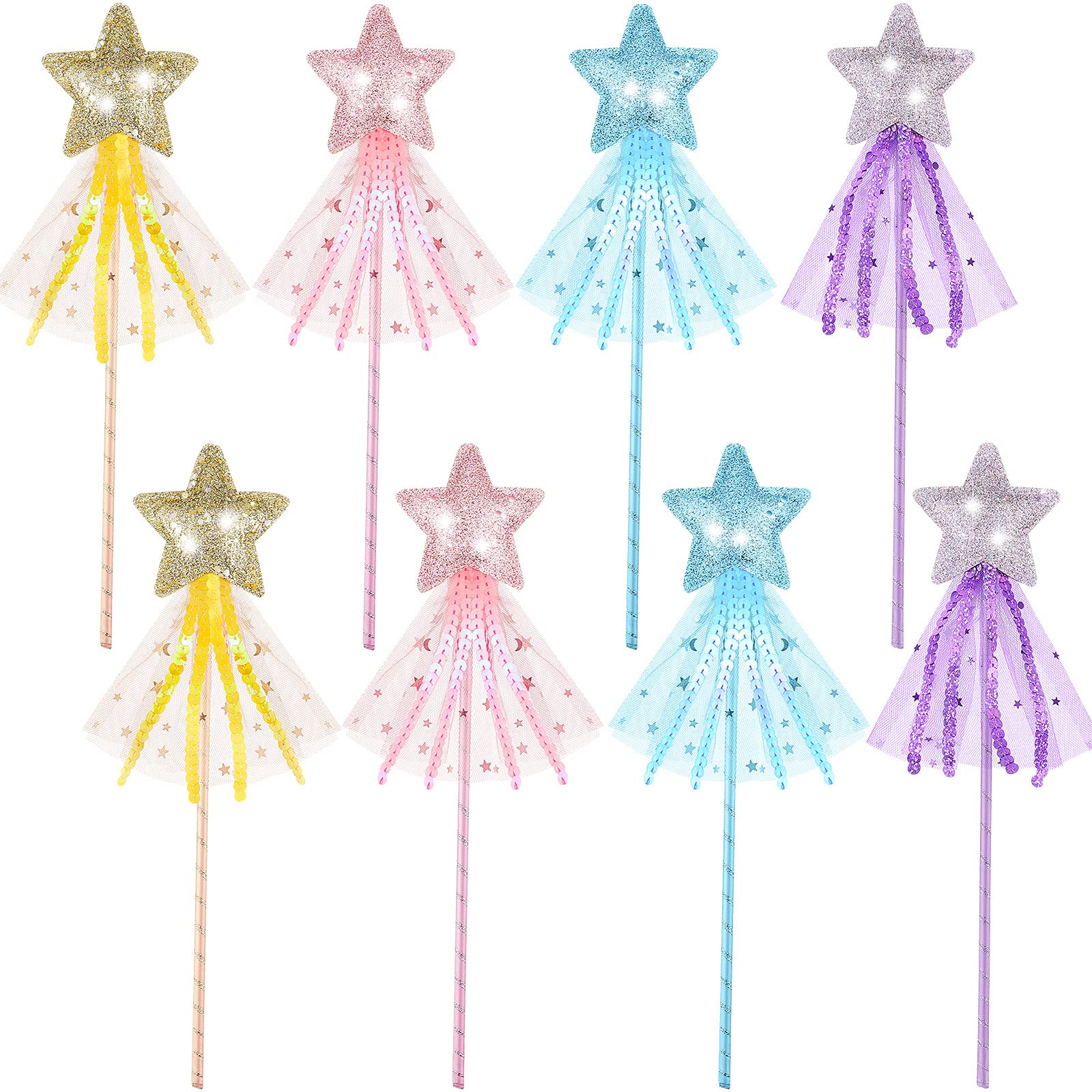 Foto 2 pulgar | Regalos De Fiesta Fairy Wands Skylety Princess Para Niñas, 8 Unidades - Venta Internacional.