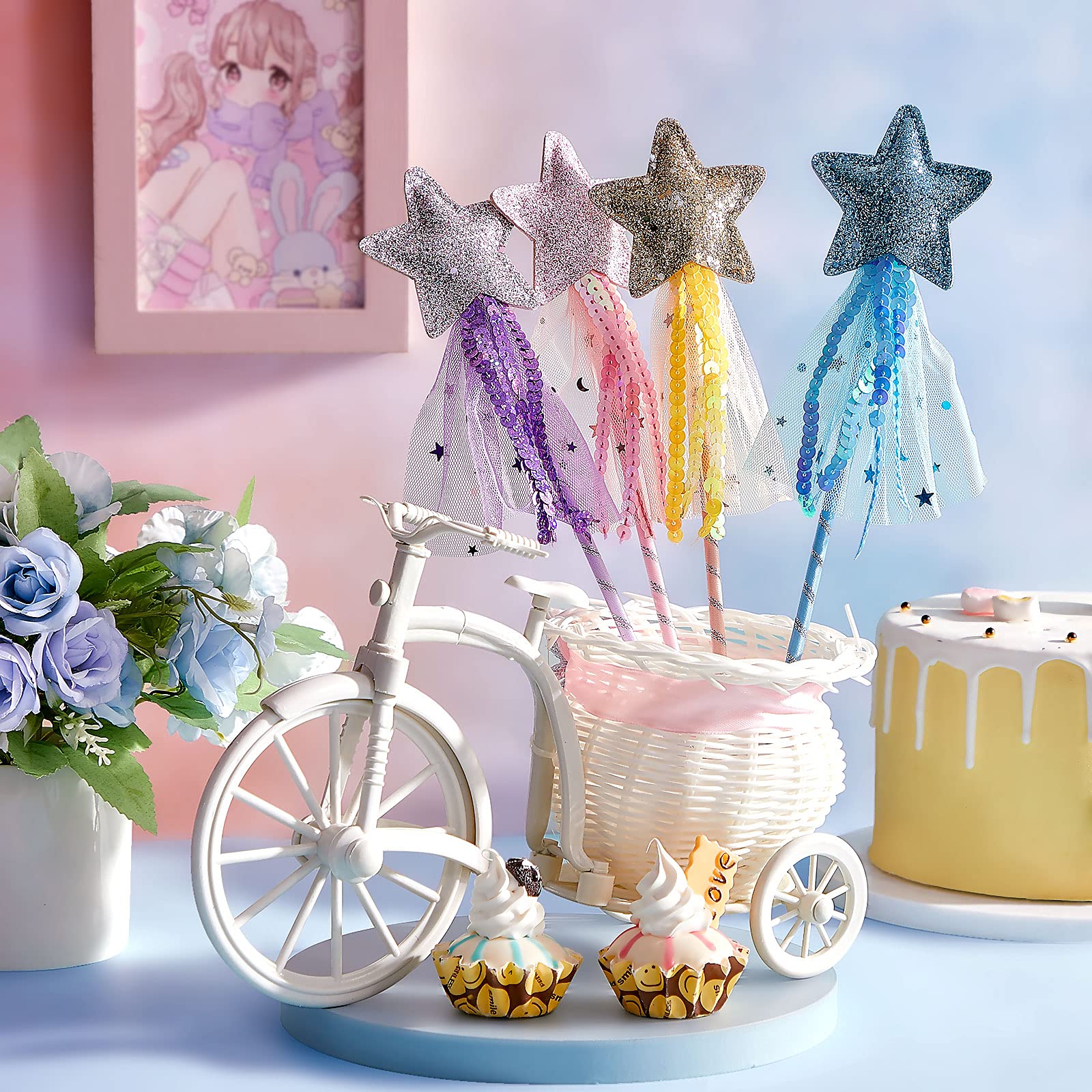 Foto 4 pulgar | Regalos De Fiesta Fairy Wands Skylety Princess Para Niñas, 8 Unidades - Venta Internacional.
